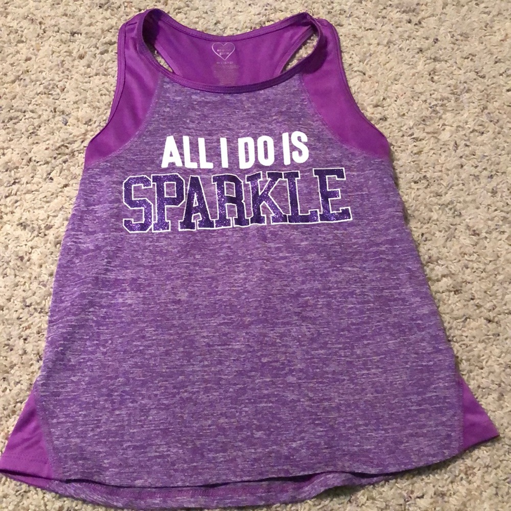 Adorable racer back girls tank top m 10/12